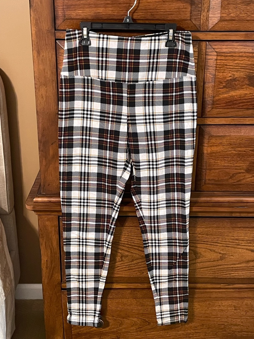 Intro Tummy Control Plaid High-Waist Leggings